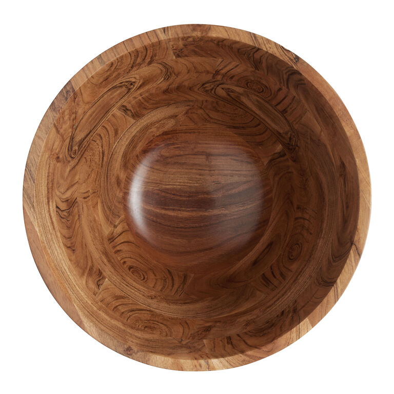 Extra Large Acacia Wood Serving Bowl image number 2