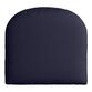Sunbrella Navy Canvas Gusseted Outdoor Chair Cushion image number 0