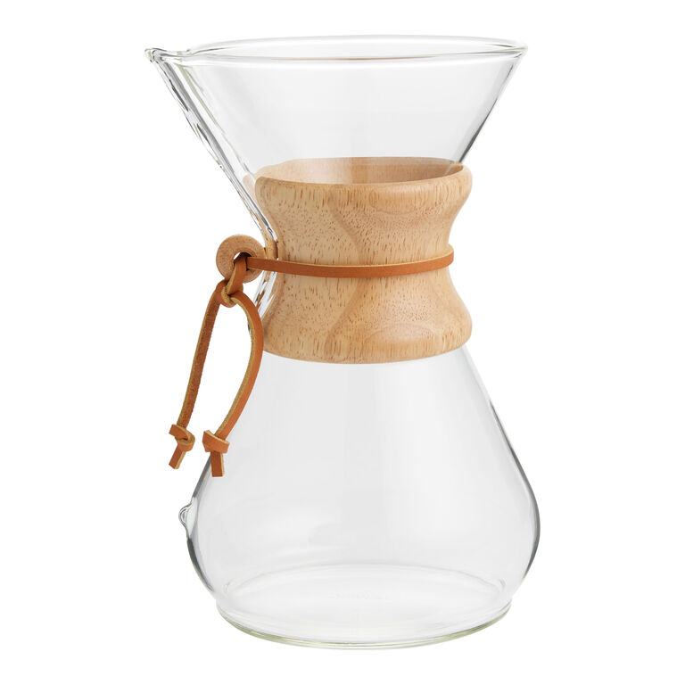 Chemex 8 Cup Glass Pour Over Coffee Maker image number 1