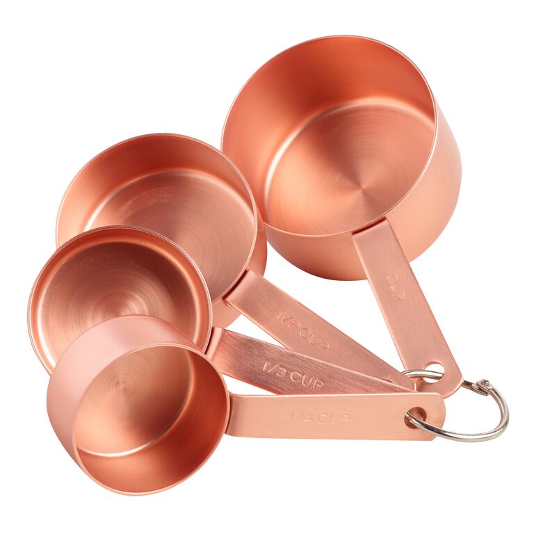Copper Nesting Measuring Cups image number 2