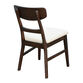 Val Wood Mid Century Upholstered Dining Chair 2 Piece Set image number 2