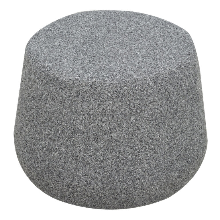 Hadley Round Thimble Upholstered Stool image number 1