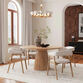 Solebay Round Wood Dining Table image number 1