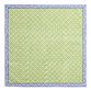 Lime Green and Blue Block Print Napkin image number 1