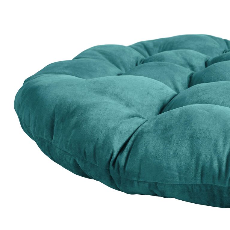 Teal Microsuede Papasan Chair Cushion image number 3