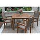 Danner Square Eucalyptus Outdoor Dining Table image number 2