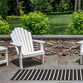 Black and White Pinstripe Reversible Indoor Outdoor Rug image number 5