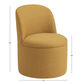 Mirah Round Upholstered Swivel Dining Chair image number 5