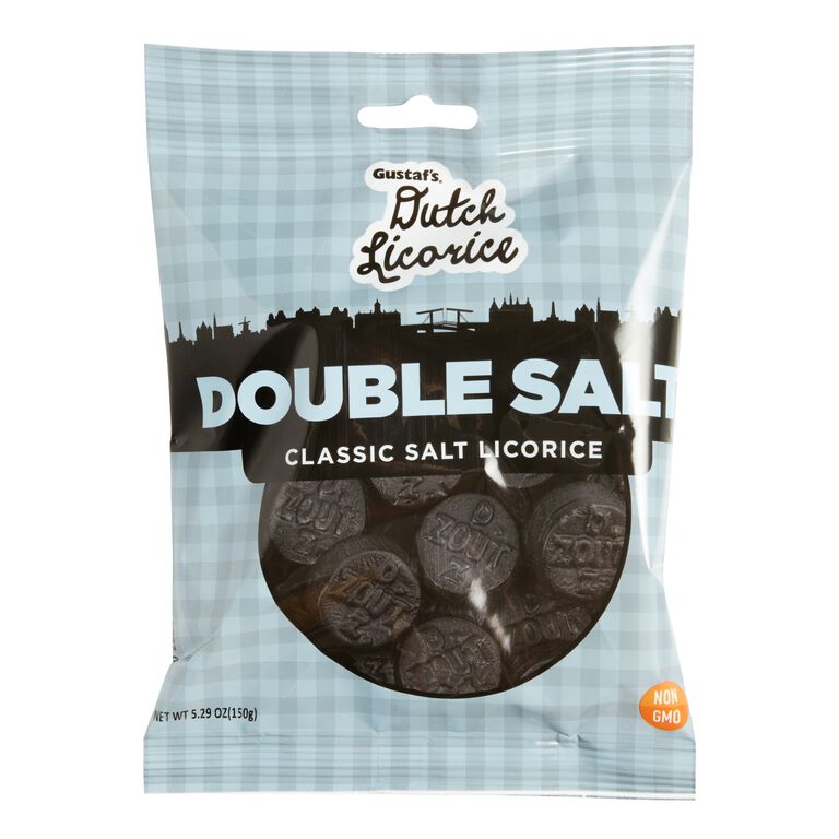 Gustaf's Double Salted Dutch Licorice Set of 3 image number 1