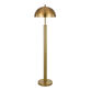 Drover Golden Brass Dome Mid Century Floor Lamp image number 0