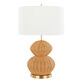 Amelie Natural Rattan Curved Table Lamp 2 Piece Set image number 2