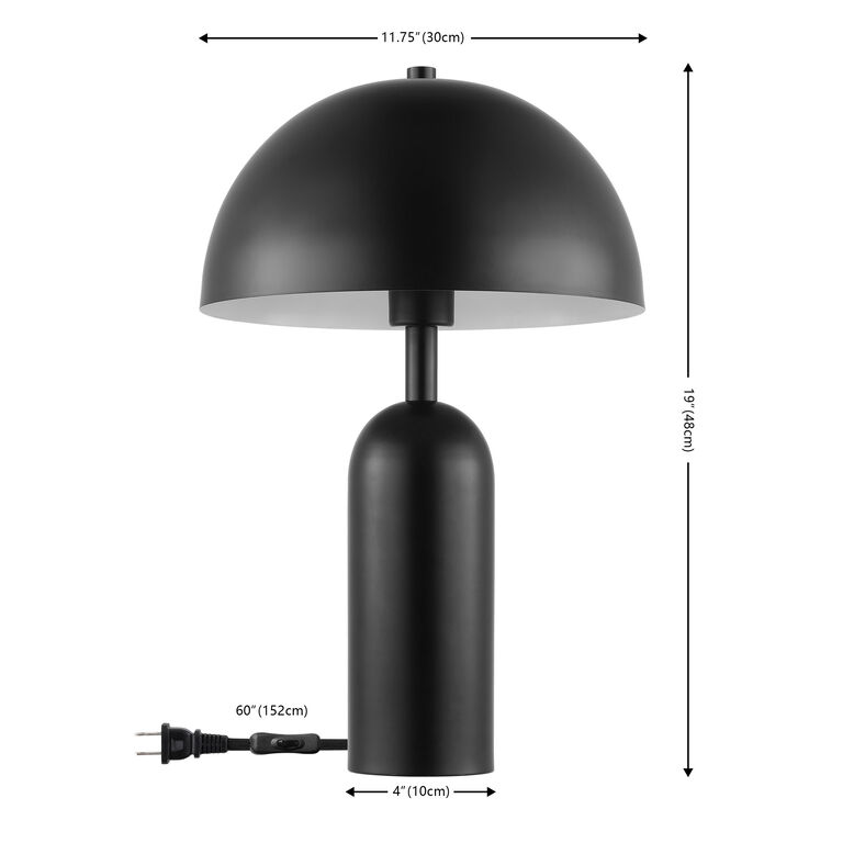 Nikolai Black Metal Dome Bottle Table Lamp image number 5