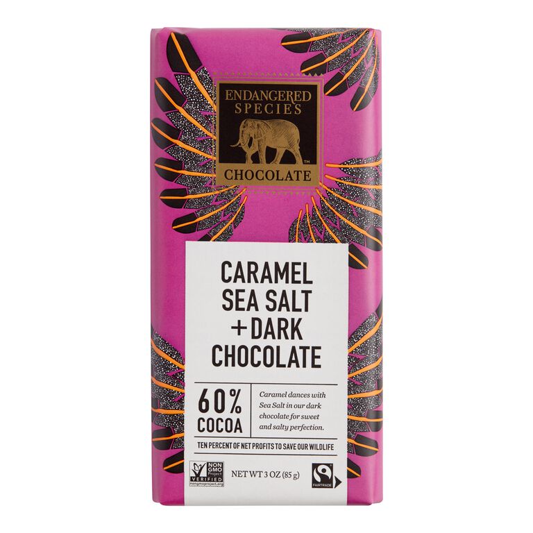 Endangered Species Salted Caramel Chocolate Bar image number 1