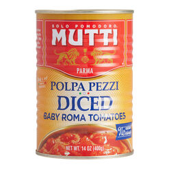 Mutti Diced Baby Roma Tomatoes Set of 2