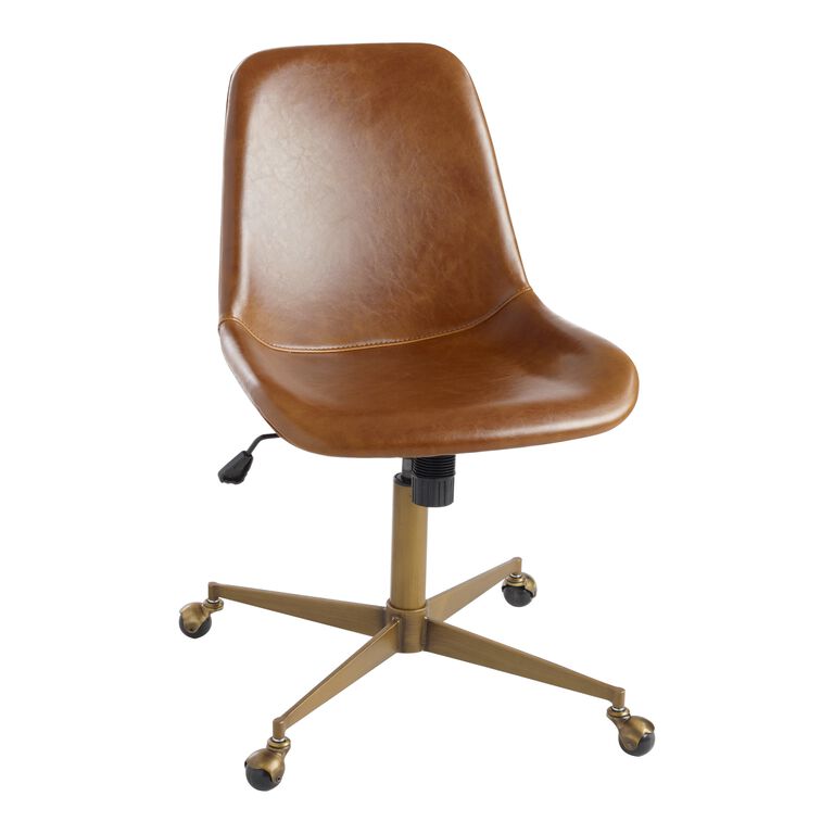 Tyler Bi Cast Leather Molded Office Chair image number 1