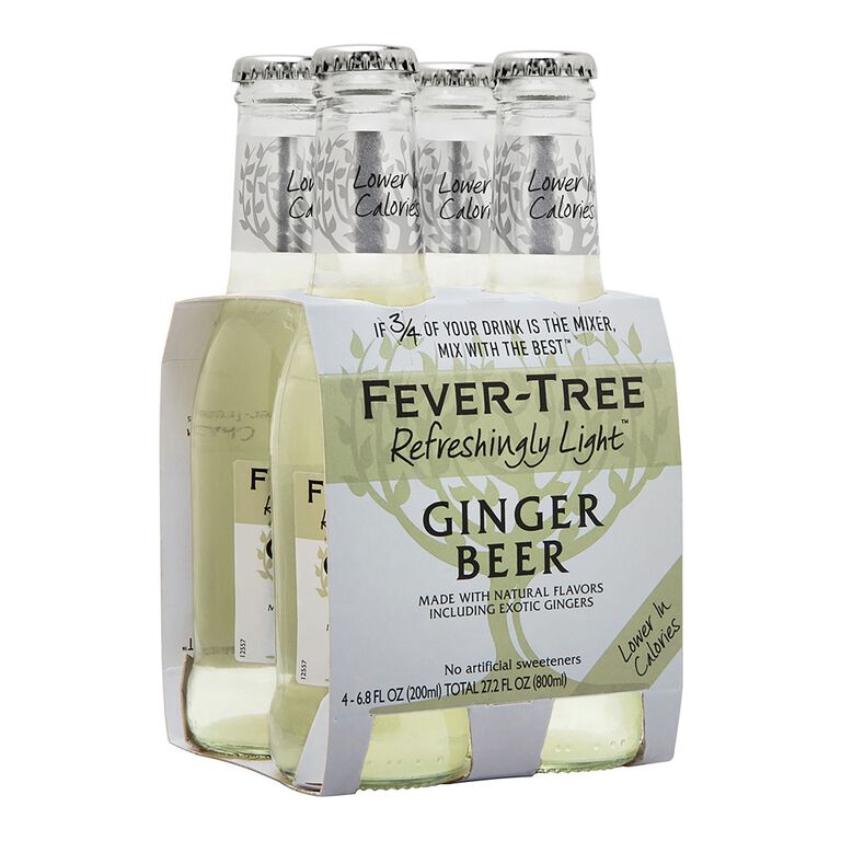 Fever Tree Light Ginger Beer 4 Pack image number 1
