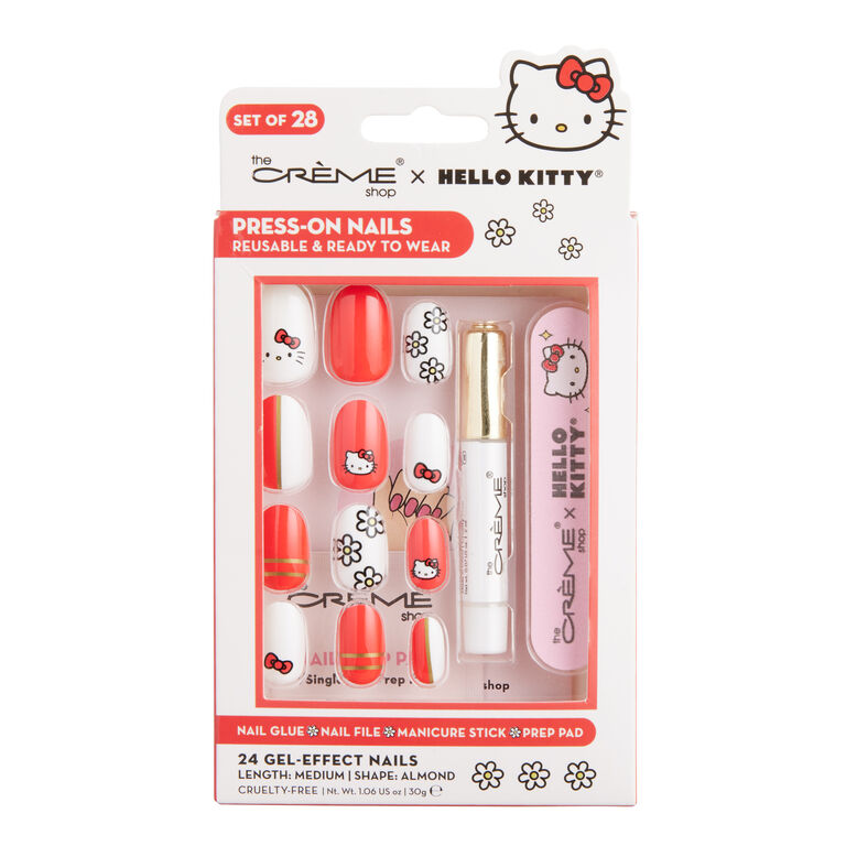 Creme Shop Hello Kitty Reusable Press On Nail Kit 24 Piece image number 1
