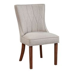 Longmount Beige Upholstered Dining Chair Set of 2
