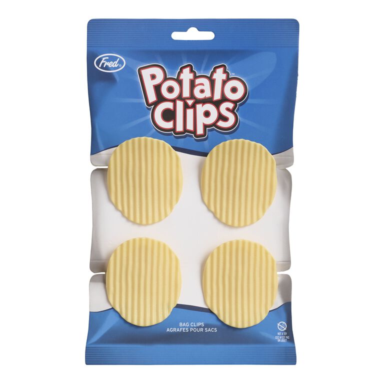Fred Potato Chip Bag Clips 4 Pack image number 1