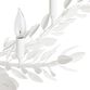 Calla White Metal Leaf 4 Light Chandelier image number 3
