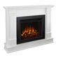 Clearville White Wood Electric Fireplace Mantel image number 0