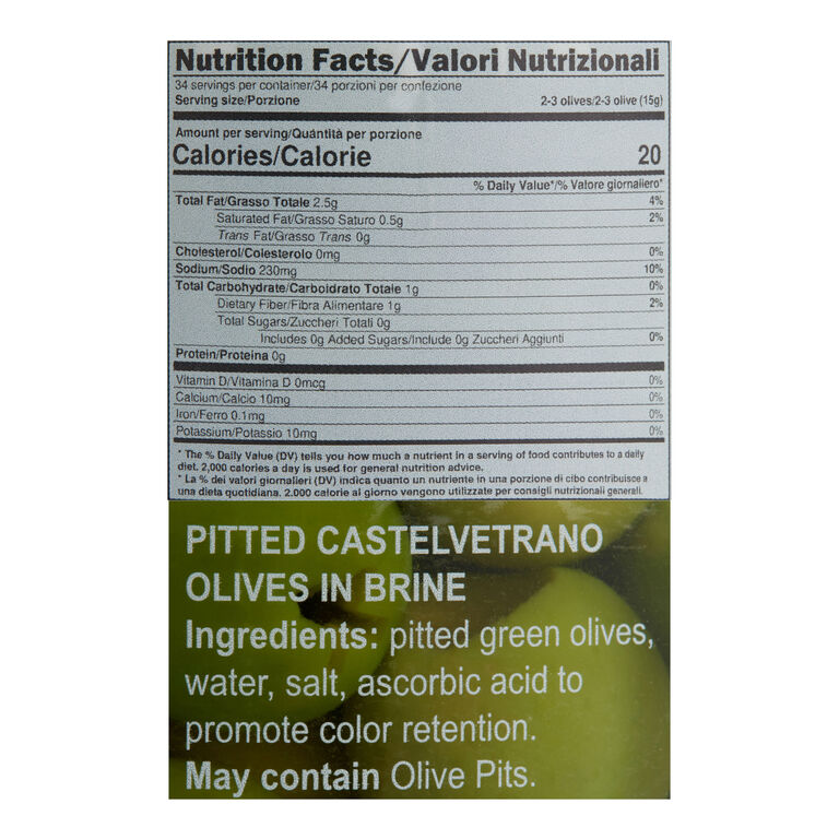 Castellino Pitted Castelvetrano Green Olives image number 2