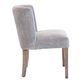 Vida Gray Corduroy Upholstered Dining Chair Set Of 2 image number 2