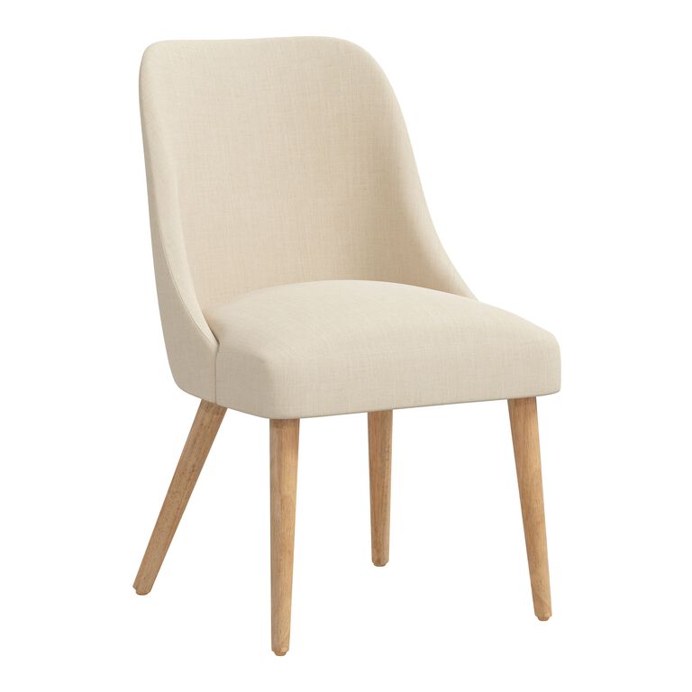 Kian Linen Upholstered Dining Chair image number 1