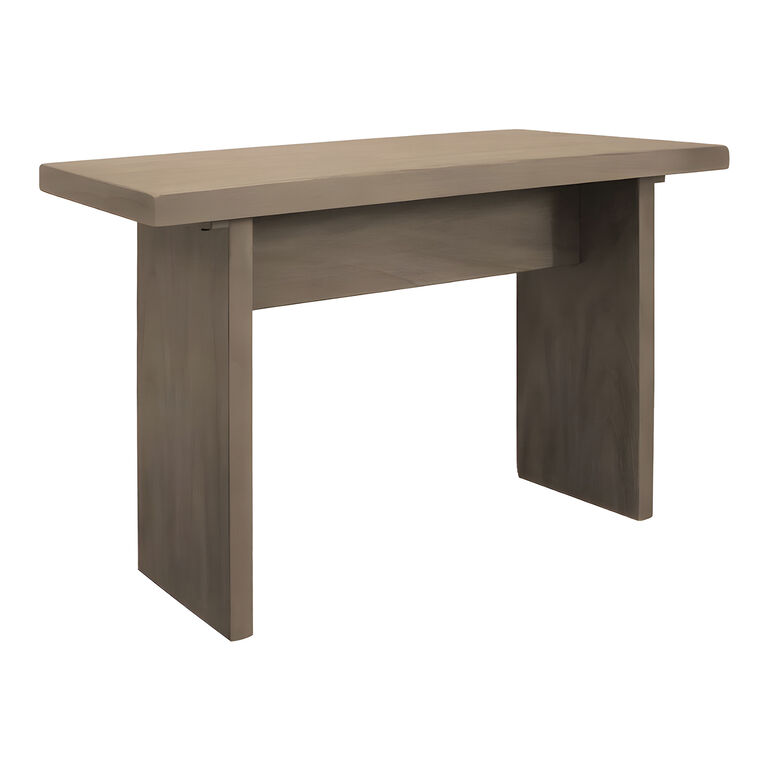 Vito Wire Brushed Natural Wood Console Table image number 1
