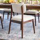 Ramona Ivory Split Back Upholstered Dining Chair Set of 2 image number 1
