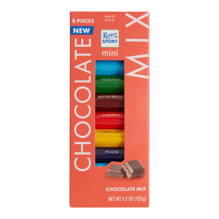 Ritter Sport Mini Assorted Chocolates 8 Pack image number 1