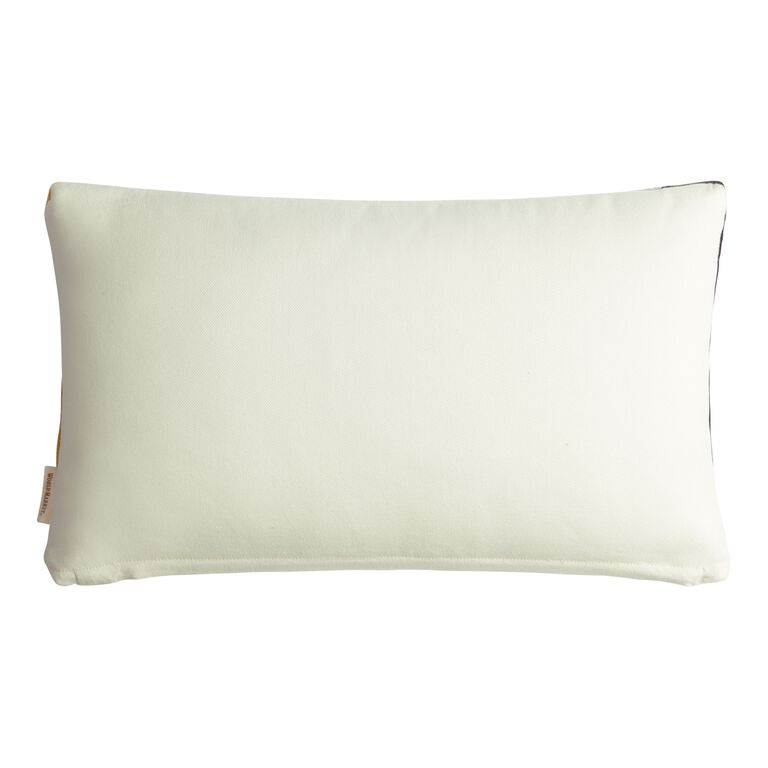 Woven Circles Indoor Outdoor Lumbar Pillow image number 2