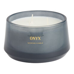 Gemstone Onyx 3 Wick Scented Candle