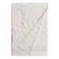Menlo Gray Sculpted Floral Jacquard Bath Towel