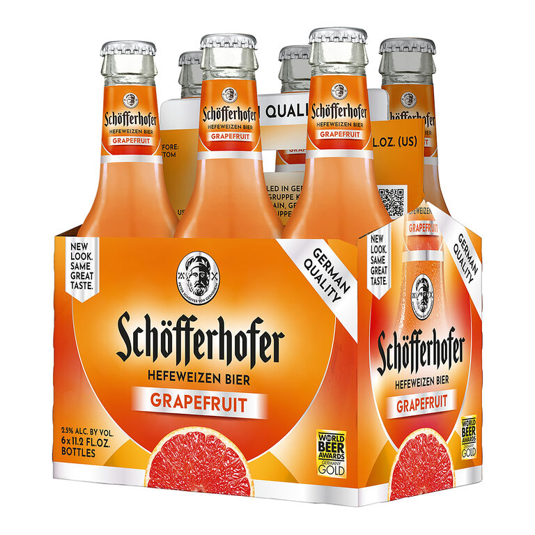 Schofferhofer Grapefruit Wheat Beer 6 Pack image number 1