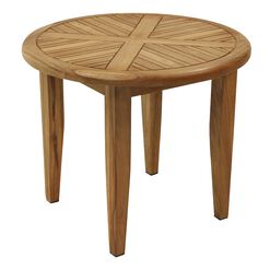 Hakui Round Teak Wood Side Table
