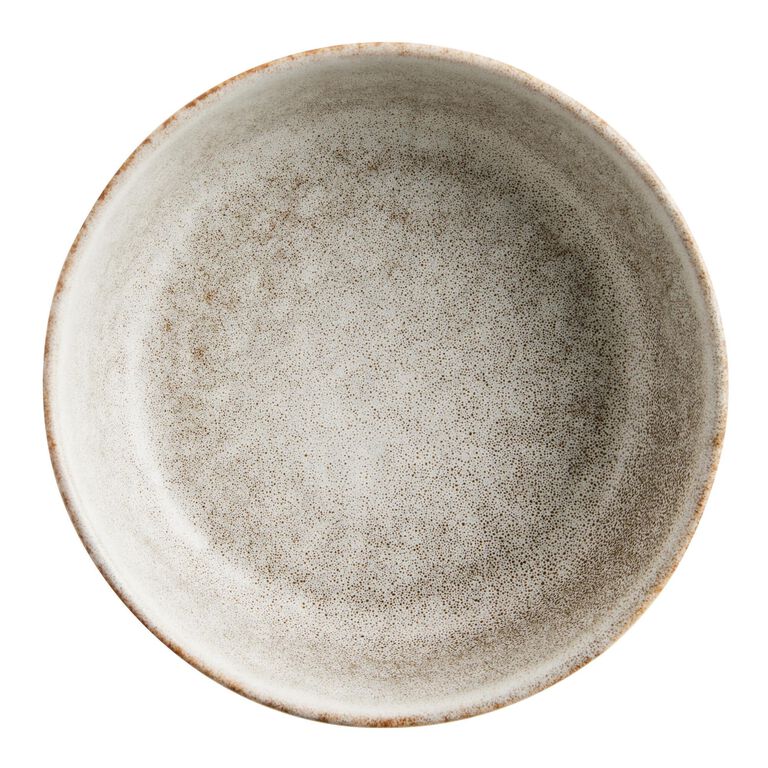 Vita Ivory And Brown Reactive Glaze Bowl image number 3
