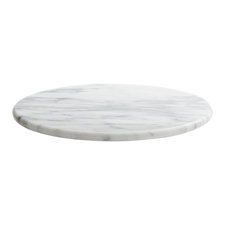 White Marble Lazy  Susan image number 1