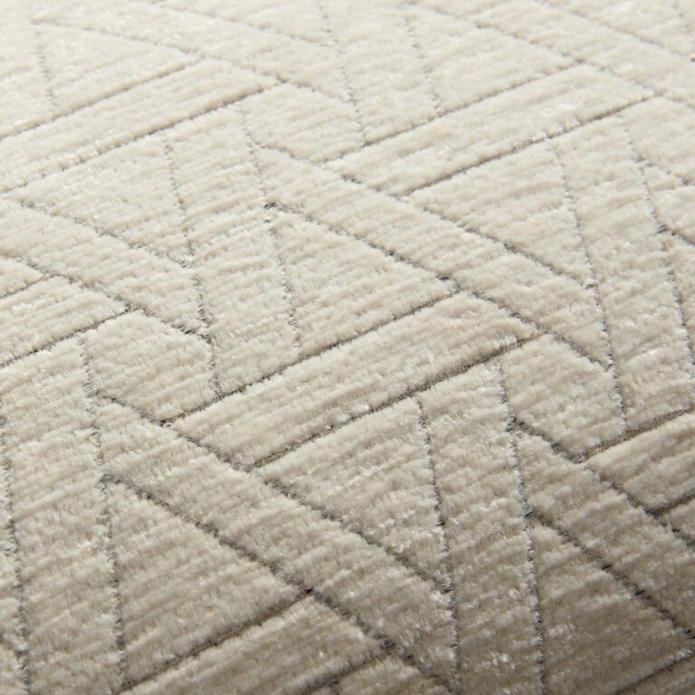 Chenille Abstract Geo Lumbar Pillow image number 3