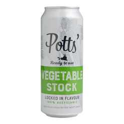 Potts' Vegetable Soup Stock Can