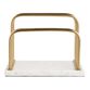 Maxwell Marble And Gold Metal Letter Holder image number 1