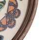 Round Vintage Butterfly Kaleidoscope Framed Wall Art image number 2