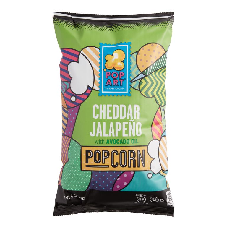 Pop Art Cheddar Jalapeno Popcorn image number 1