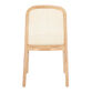 Ansil Ash Wood And Cane Upholstered Dining Chair 2 Piece Set image number 3
