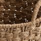 Elijah Natural Seagrass Checker Tote Basket image number 2