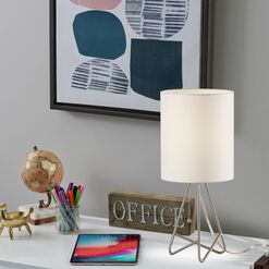 Nell Metal Abstract Tripod Table Lamp