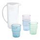 Poolside Nested Acrylic Pitcher and Glass Set image number 2