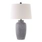 Jerlen Brown And White Organic Dot Table Lamp image number 0