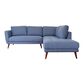 Campbell Indigo Blue Right Facing 2 Piece Sectional Sofa image number 1
