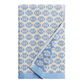 Aria Chambray Blue and Ivory Terry Towel Collection image number 1